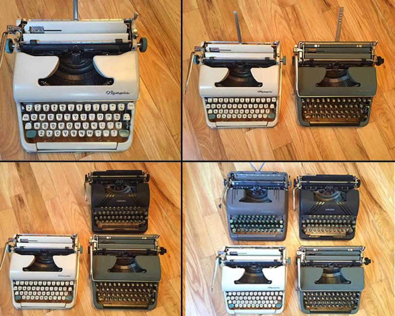 Four Typewriters